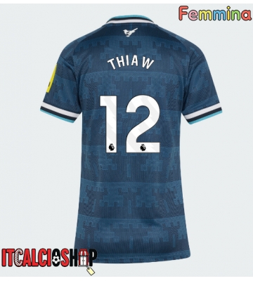 Newcastle United Malick Thiaw #12 Seconda Maglia Femmina 2026-27 Manica Corta